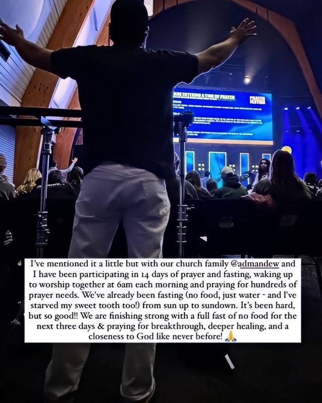 Hannah Brown explains Her fast - IG Via Reddit