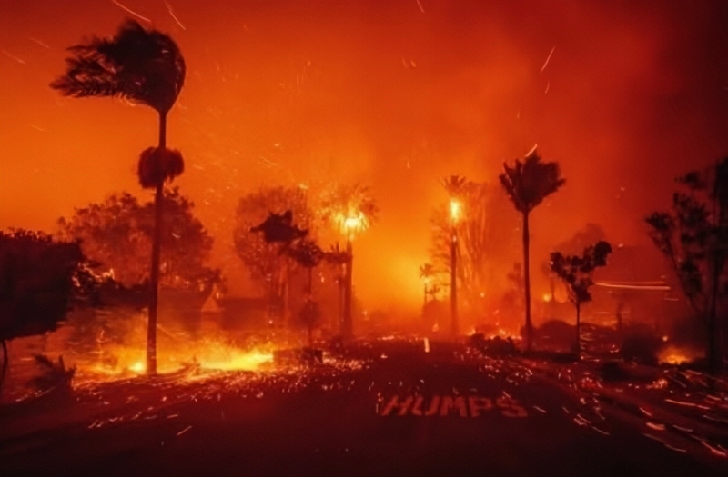 LA Fires Photo Shared By LIsa Vanderpump - Instagram