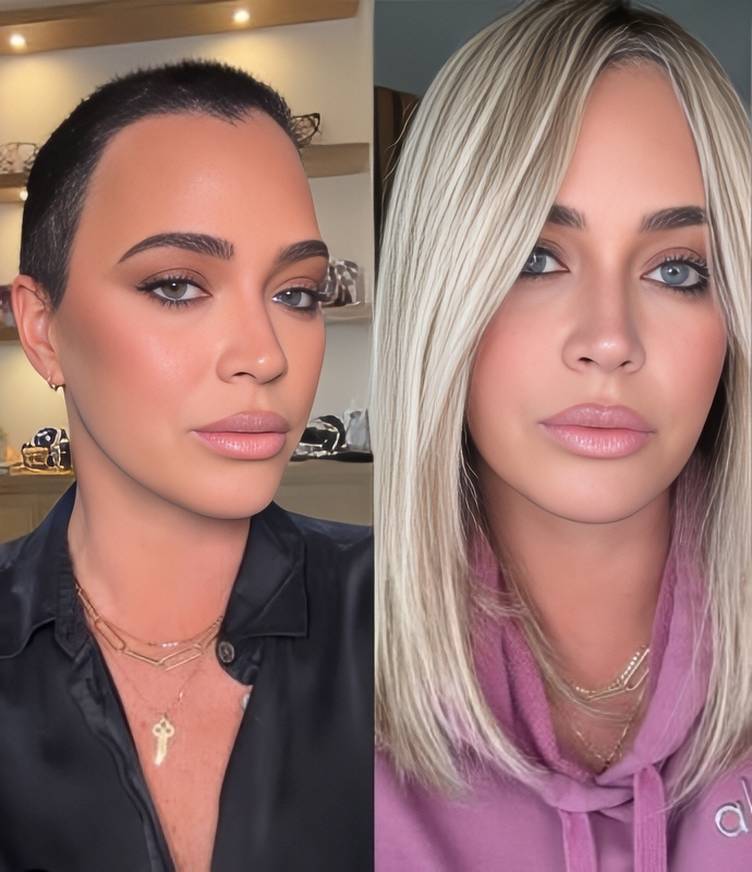 Wearing A Wig Or Not - Teddi Mellencamp - Instagram