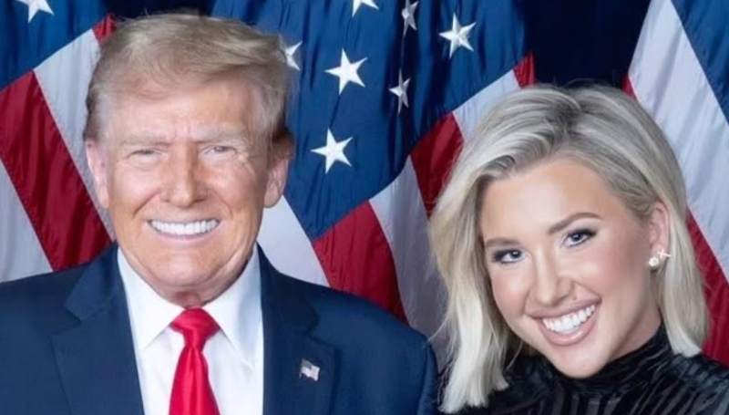 Savannah Chrisley with DJT - Instagram