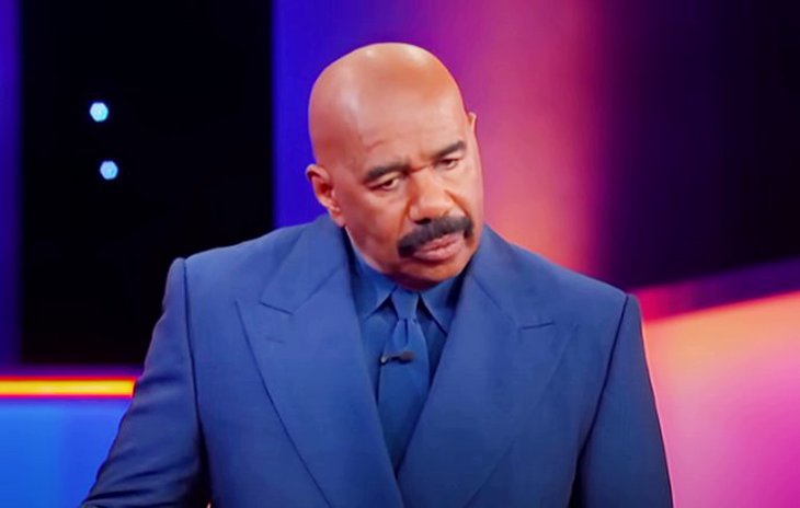 Family Feud' Host Steve Harvey Nearly Has On-Air Heart Attack