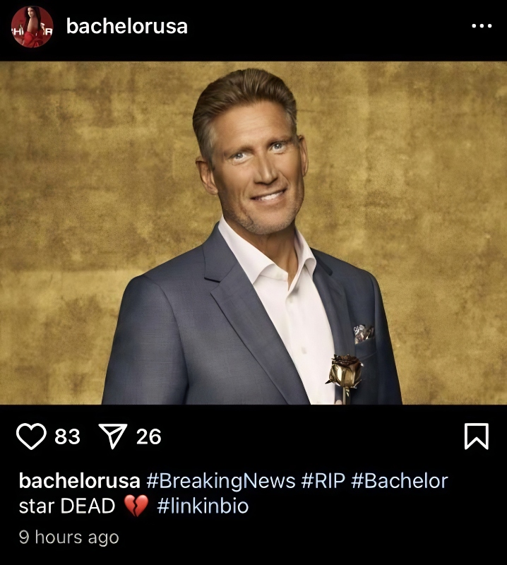 Instagram death notice for Gerry - Via Reddit