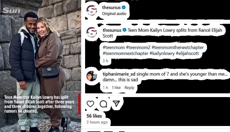 Kailyn And Elijah Split Rumors - The Sun US - Instagram
