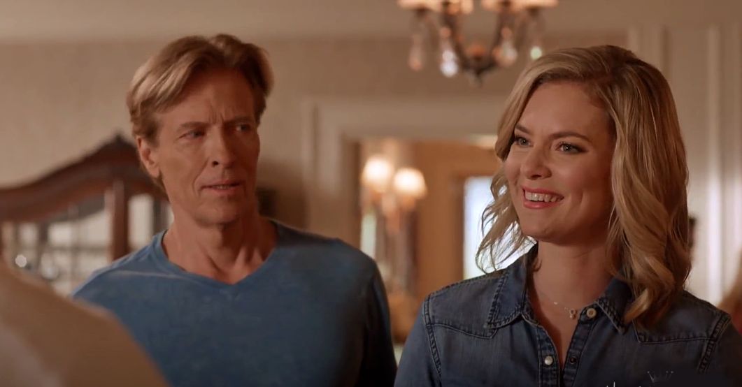 Jack Wagner and Josie Bissett in The Wedding March on Hallmark