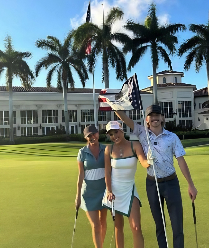 Golfing in Palm Beach - @savannahchrisley - Instagram