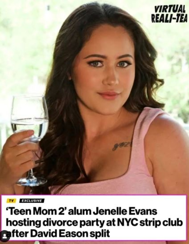Jenelle throws a divorce party - @virtualrealitea - Instagram