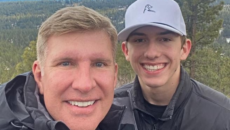 Todd and Grayson before he went to prison - @toddchrisley - Instagram