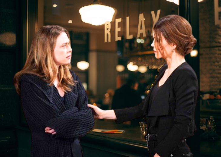 The Young and The Restless: Claire and Victoria Newman (Hayley Erin, Amelia Heinle)