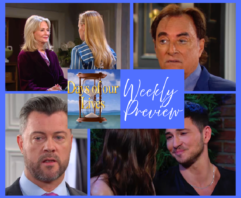Days of Our Lives Preview Week of July 7: Gwen’s Kiss, Baby Medical Crisis, Marlena’s Secret Battle
