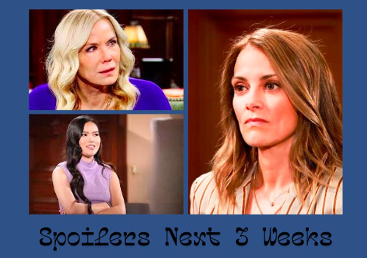 The Bold And The Beautiful Spoilers Next 3 Weeks: Luna Out With A Bang, Brooke’s Water Disaster, Taylor Jinxed Herself?