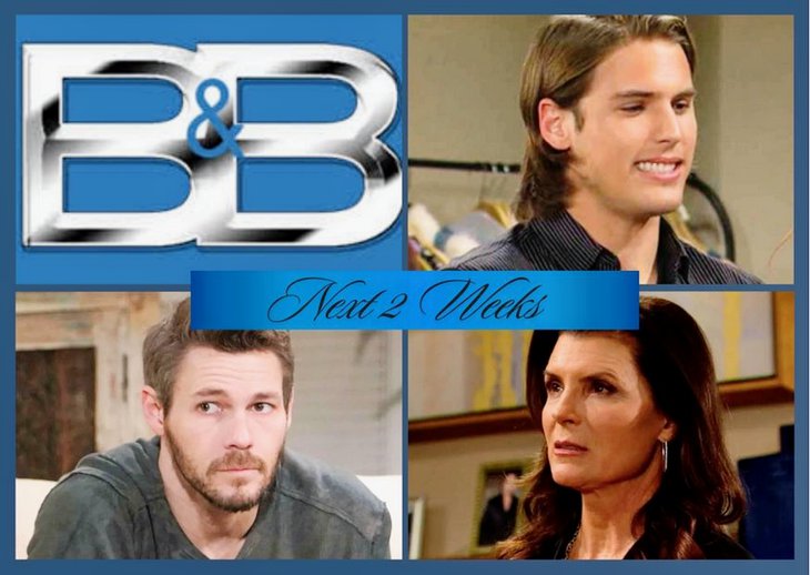 BOLD 2WK The Bold And The Beautiful Spoilers Next 2 Weeks: Will & Sheila Connect, Liam’s Reunion Mission