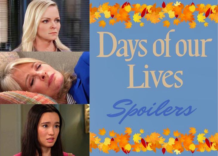 Days Of Our Lives' Spoilers Thursday, September 25: Belle’s Confrontation, Marlena Collapses, Sophia Schemes