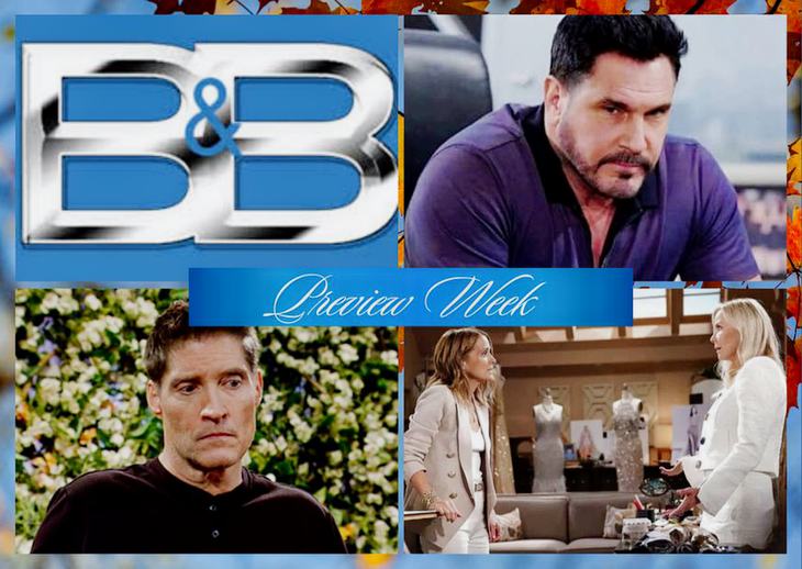 The Bold And The Beautiful Preview Week Of Sept 22: Bill’s Threat, Deacon Blows, Brooke & Taylor Talk