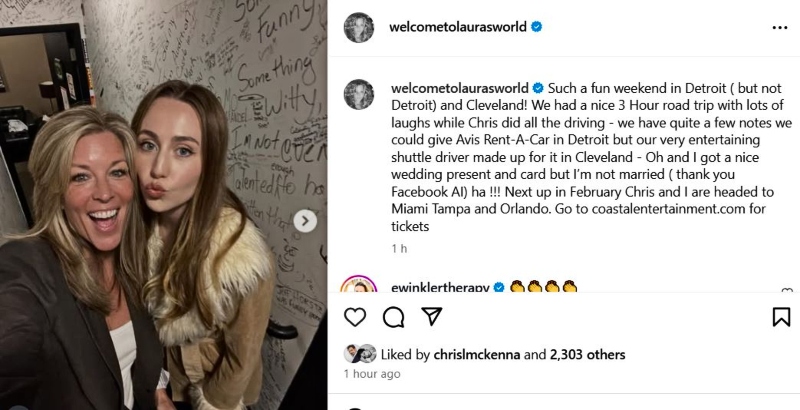 Laura mentioned the wedding gift on Instagram this weekend - @welcometolaurasworld