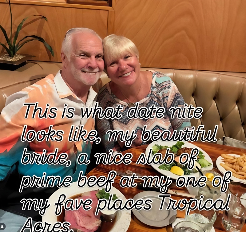 Lee and his loving wife dining out - Instagram