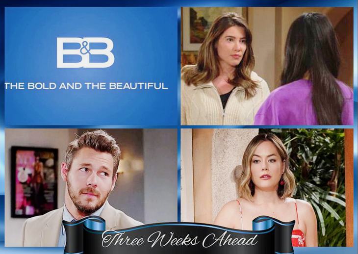 The Bold And The Beautiful Next Three Weeks Spoilers: Steffy Confronts Luna -Liam And Hope Remarry