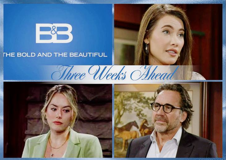 The Bold And The Beautiful Spoilers Three Weeks Ahead: Steffy’s Pursuit, Hope’s Warning, Ridge’s Suspicion