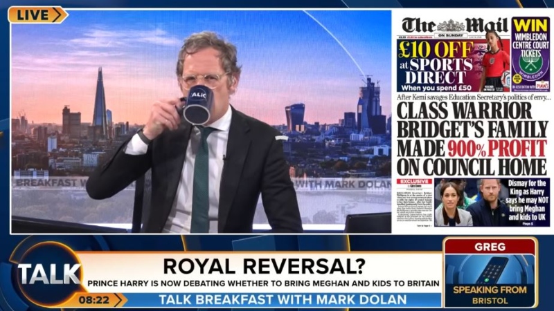 Mark Dolan Discusses Harry and Charles with callers - TalkTV - YouTube