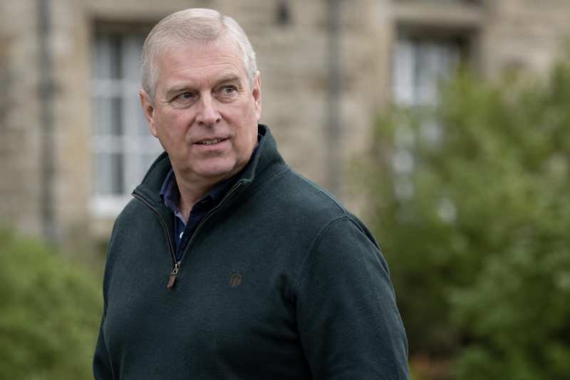 Shocking Photo Released Of Prince Andrew Sporting A Huge Facial Bruise