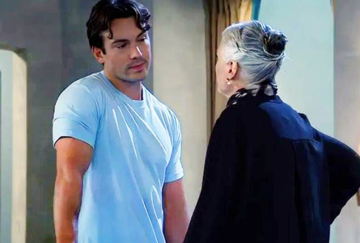 General Hospital spoilers and updates tease Michael Corinthos (Rory Gibson) and Tracy Quartermaine (Jane Elliot) will see eye to eye this week on the ABC soap.