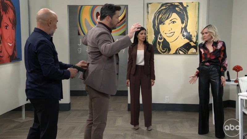 'General Hospital' RECAP Wednesday, July 1: Carly Caught, Nina Saves Brennan, Cassius Says Goodbye & Sidwell's Hostage Crisis