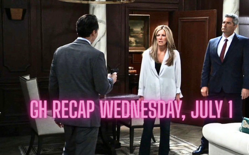 'General Hospital' RECAP Wednesday, July 1: Carly Caught, Nina Saves Brennan, Cassius Says Goodbye & Sidwell's Hostage Crisis