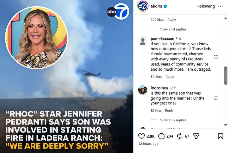 Jennifer says she is sorry - ABC7la - Instagram