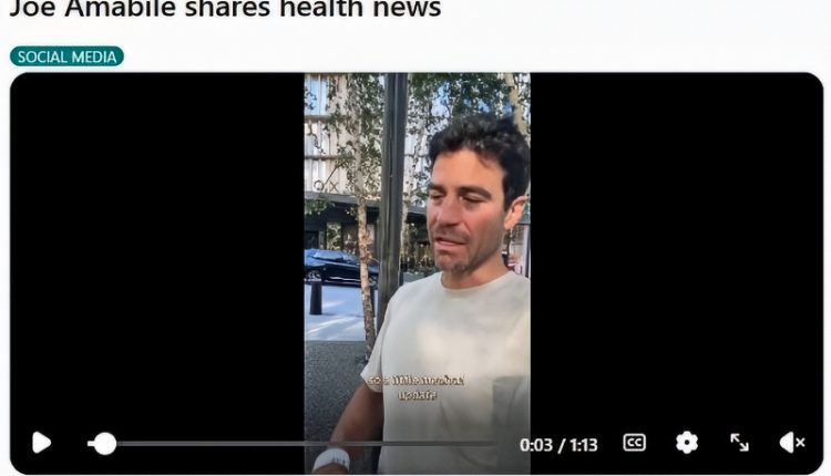 Joe’s health news via Reddit Rthebachelor sub