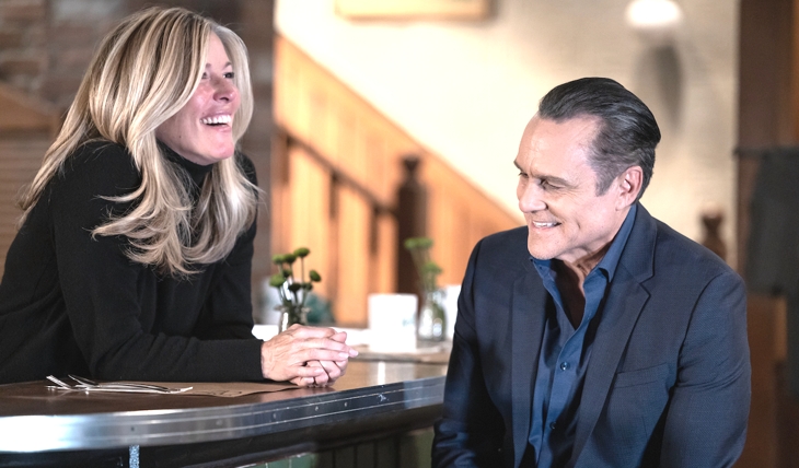 General Hospital: Sonny Corinthos (Maurice Benard) and Carly Spencer (Laura Wright)