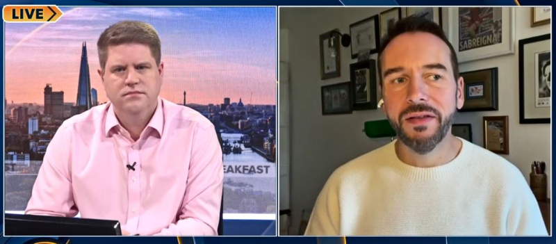 Peter Cardwell discusses visits with Grant Harrold - TalkTV - YouTube