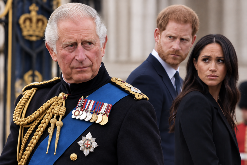 King Charles ‘Flexing’ His Power In Front Of Prince Harry And Meghan