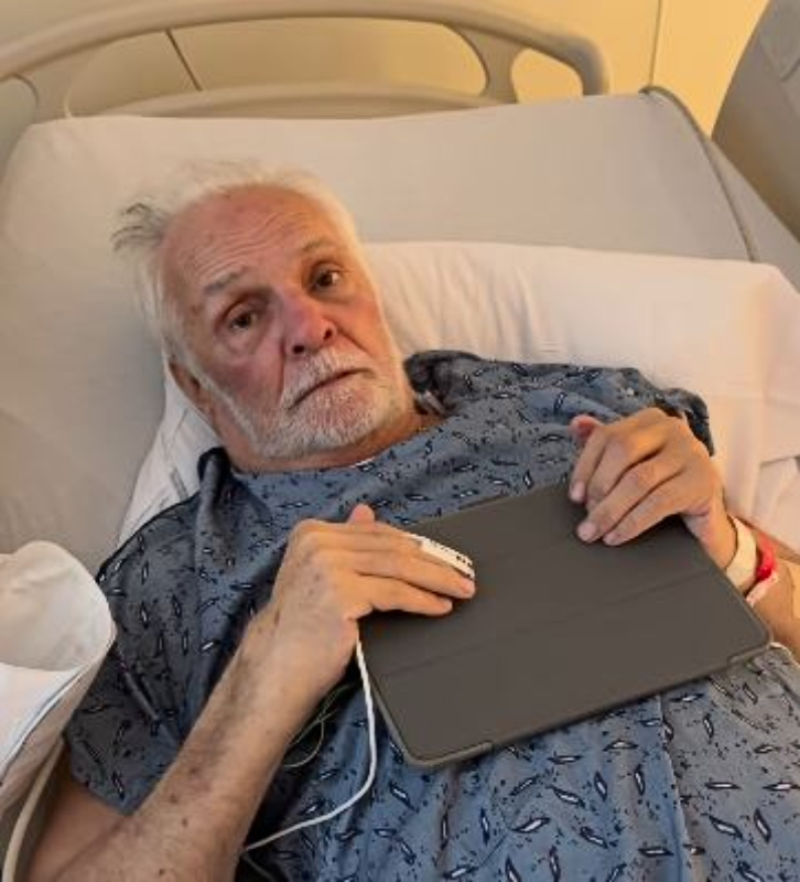 Captain Lee shares an update from his hospital bed - Instagram