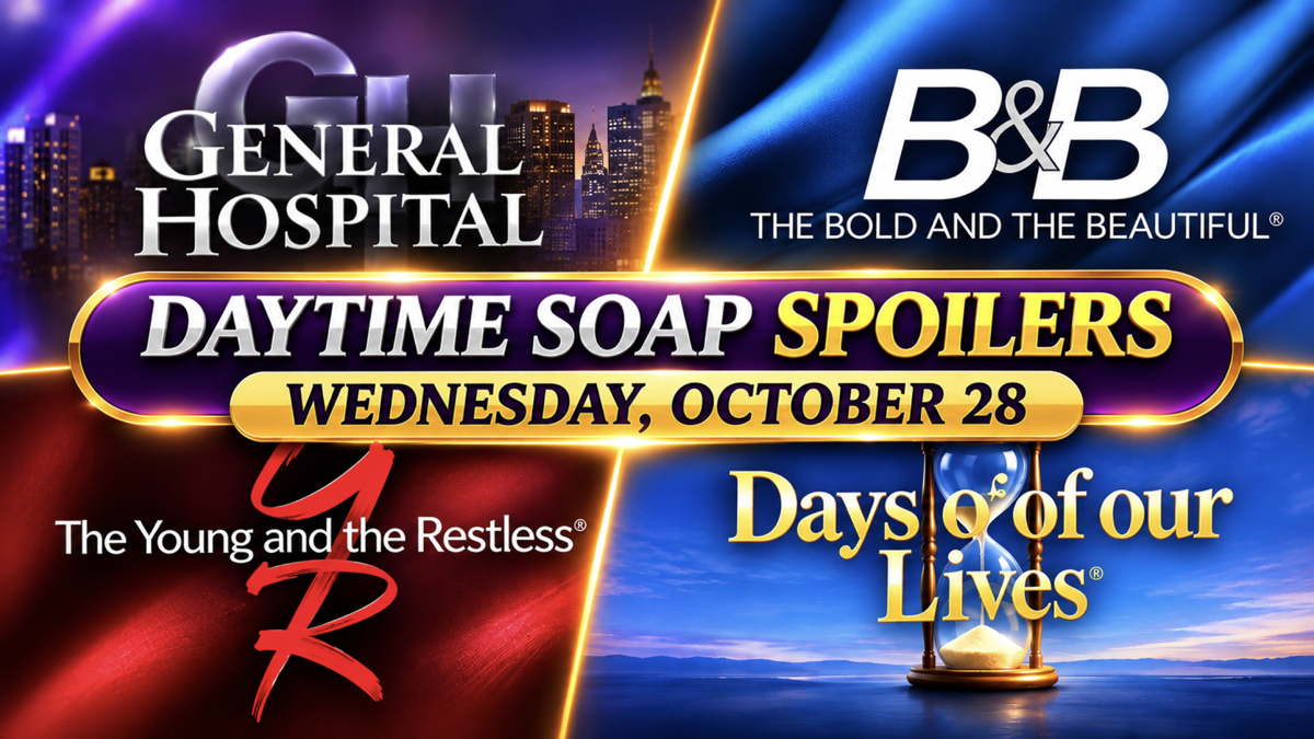 Daytime Soap Spoilers Wednesday, October 28: Blackmail Bombshell, Secret Affair & Dangerous Ultimatum