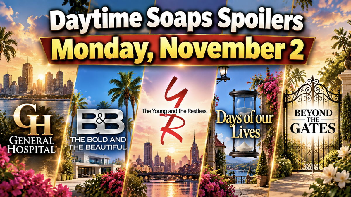 Daytime Soaps Spoilers Monday, November 2: Shocking Confessions, Explosive Confrontations & Deadly Discoveries!