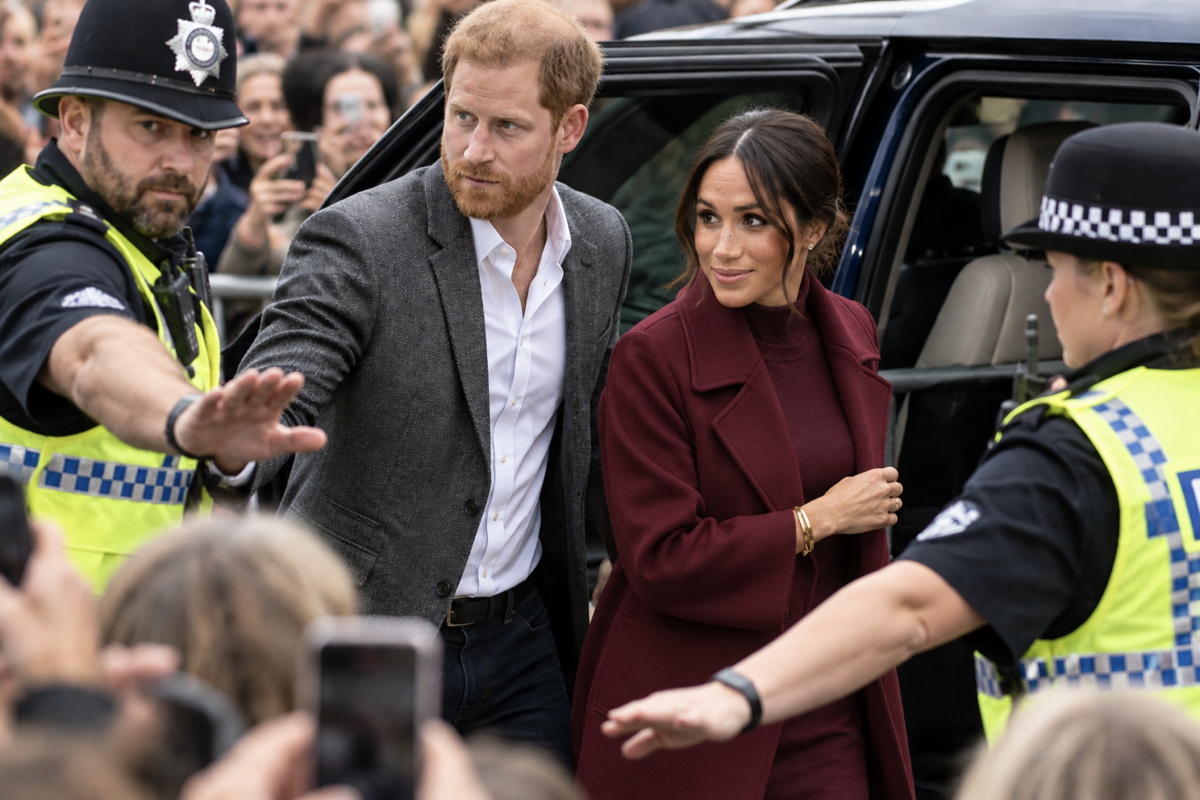 Prince Harry and Meghan’s Nottingham Visit Took an Unexpected Turn as Police Stepped In