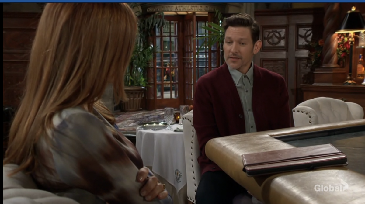 Y&R Day Ahead Recap Wednesday, October 28: Claire’s Dirty Blackmail, Phyllis Declares War & Kyle’s London Cover Blown