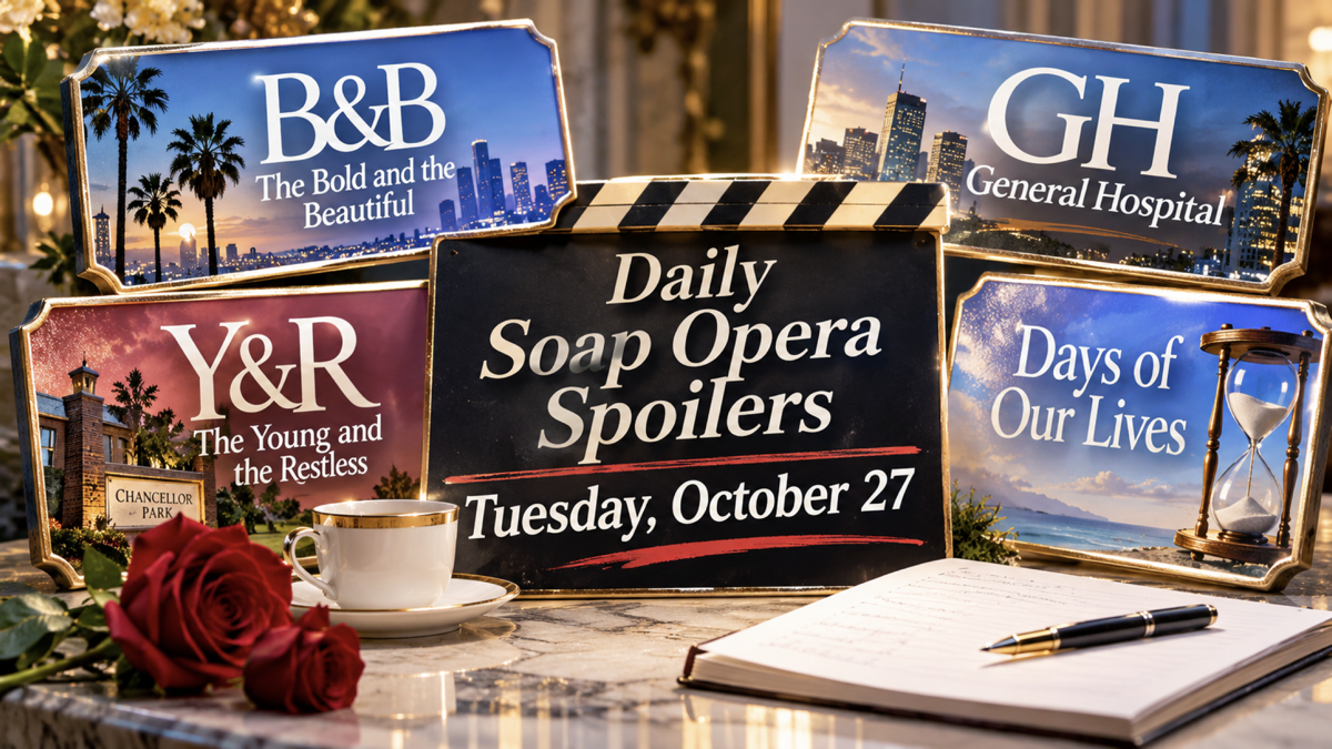 Daytime Soap Spoilers October 27: Deadly Crisis, Forbidden Romance & Explosive Betrayals.