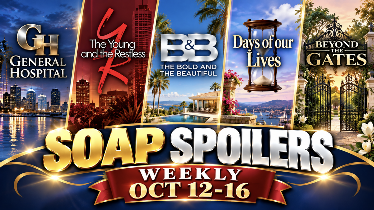 Soap Spoilers Oct 12-16: Next Week at a Glance – Weddings, Secrets & Shocking Showdowns